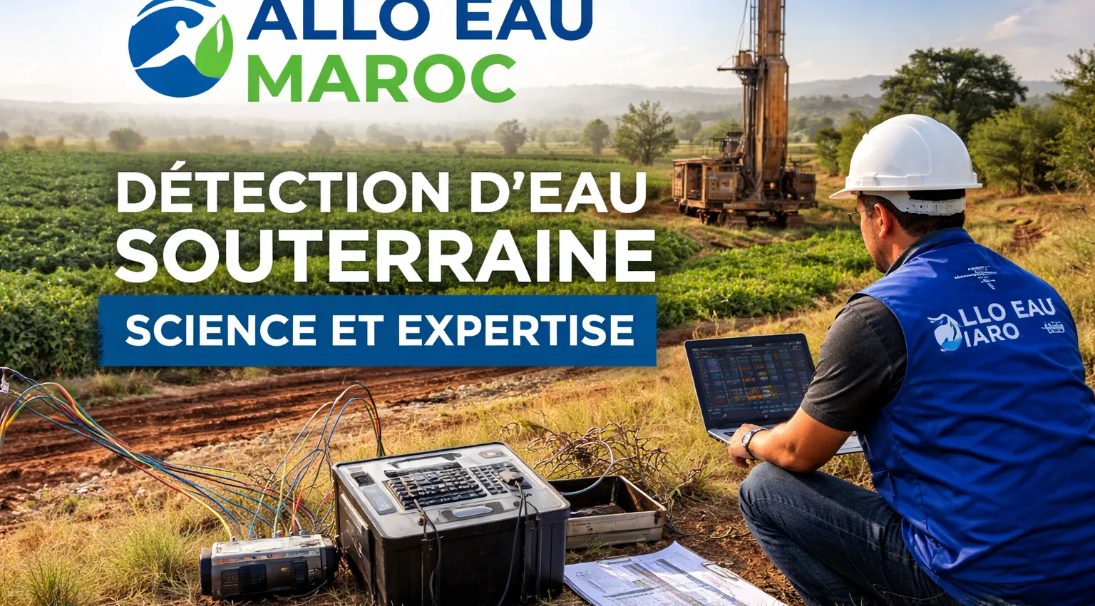 Détection d’eau souterraine scientifique au Maroc par Allo Eau Maroc