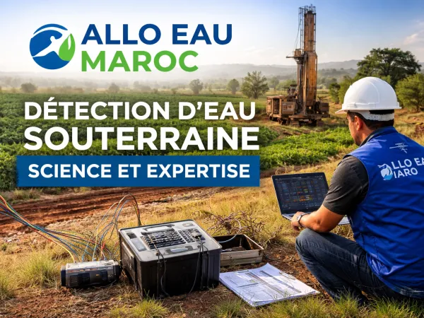 Détection d’eau souterraine scientifique au Maroc par Allo Eau Maroc