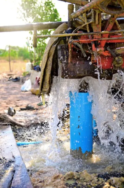 forage réussi après détection eau souterraine Maroc par analyse géophysique