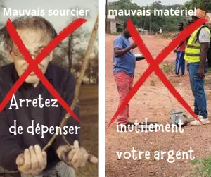 mauvais sourcier petits prix