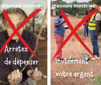 mauvais sourcier petits prix