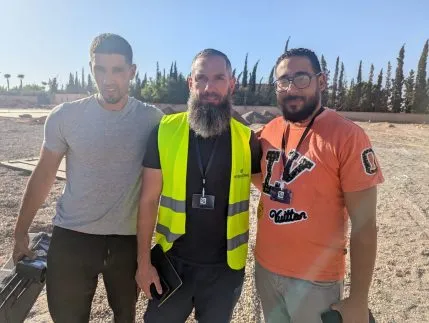 Client chantier detection des eaux souterraines forage Marrakech – détection eau souterraine