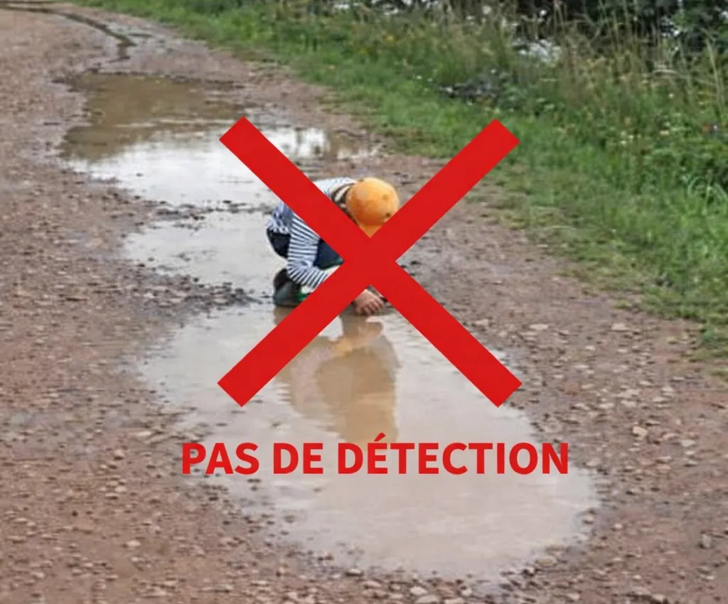 détection eau souterraine impossible sur sol humide après pluie