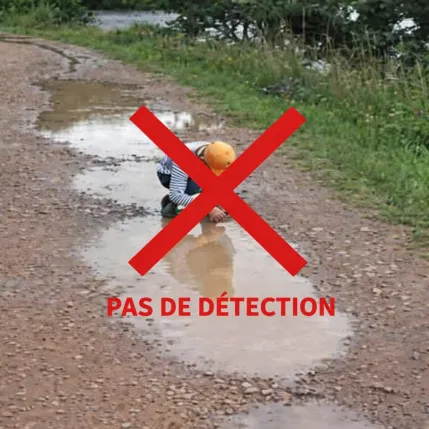 détection eau souterraine impossible sur sol humide après pluie