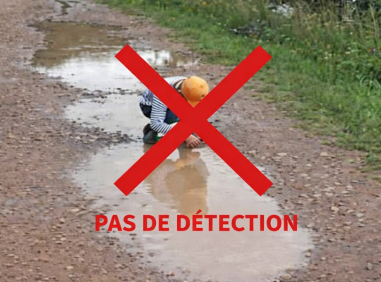 détection eau souterraine impossible sur sol humide après pluie