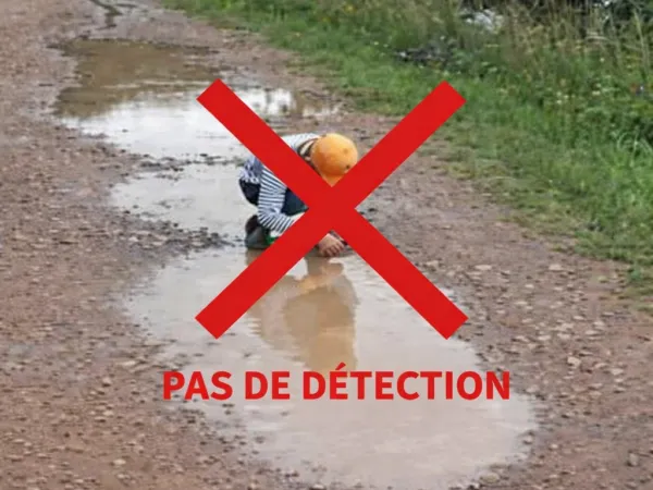 détection eau souterraine impossible sur sol humide après pluie