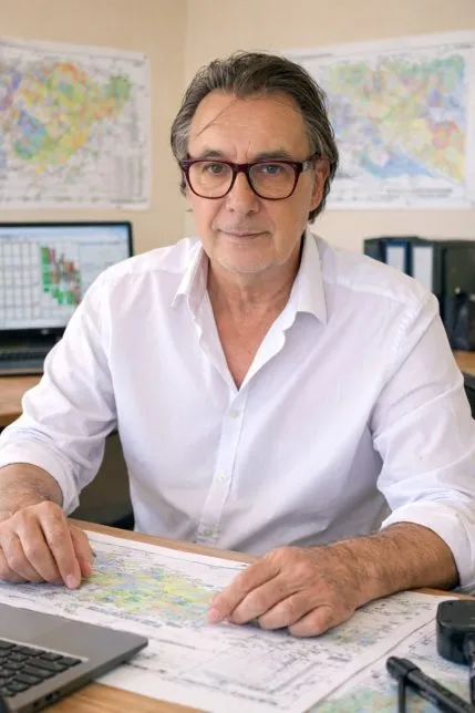 Pierre Cabana, fondateur d'Allo Eau Maroc, spécialiste de la détection d'eau souterraine à Marrakech et au Maroc pour particuliers et professionnels
