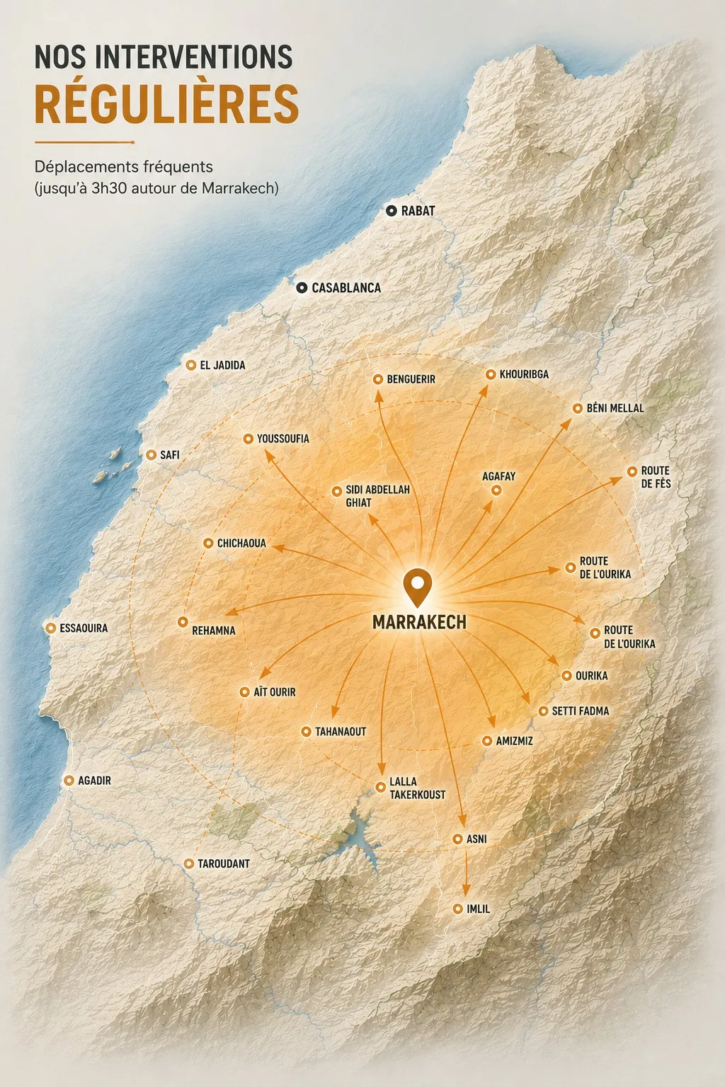 3 heurs de Marrakech
