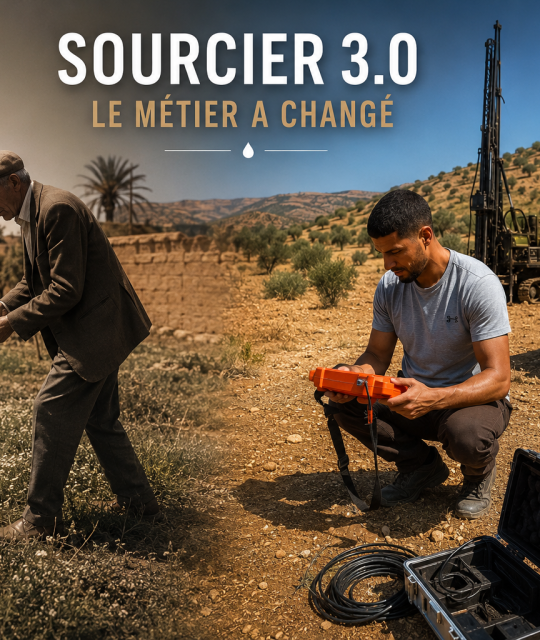 Sourcier 3.0 au Maroc : évolution de la recherche d’eau souterraine vers les technologies modernes