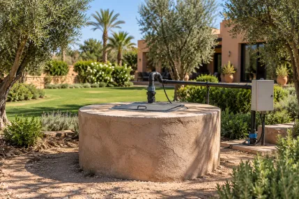 Ancien puits à Marrakech étudié avant approfondissement